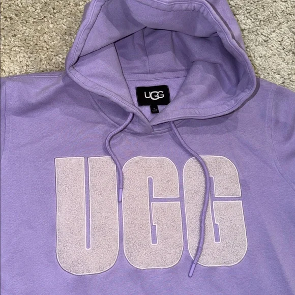 UGG Logo light purple Hoodie XL - Picture 2 of 11